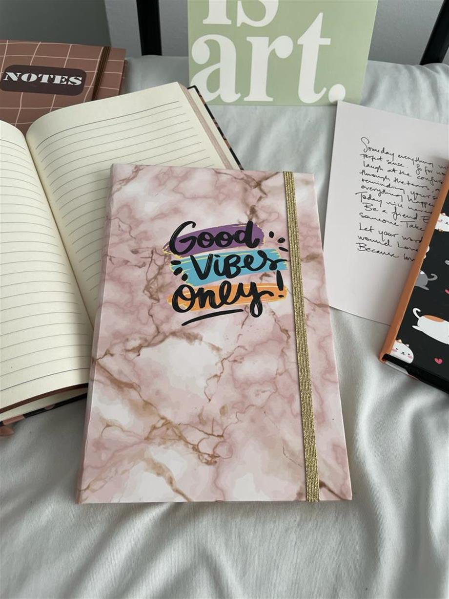 Good vibes Only Lastikli Ajanda