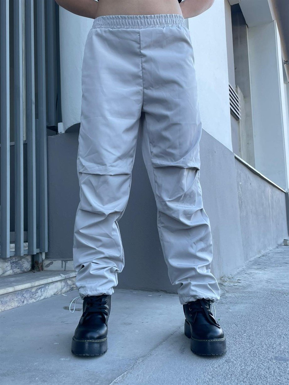Gri Paraşüt Pantolon