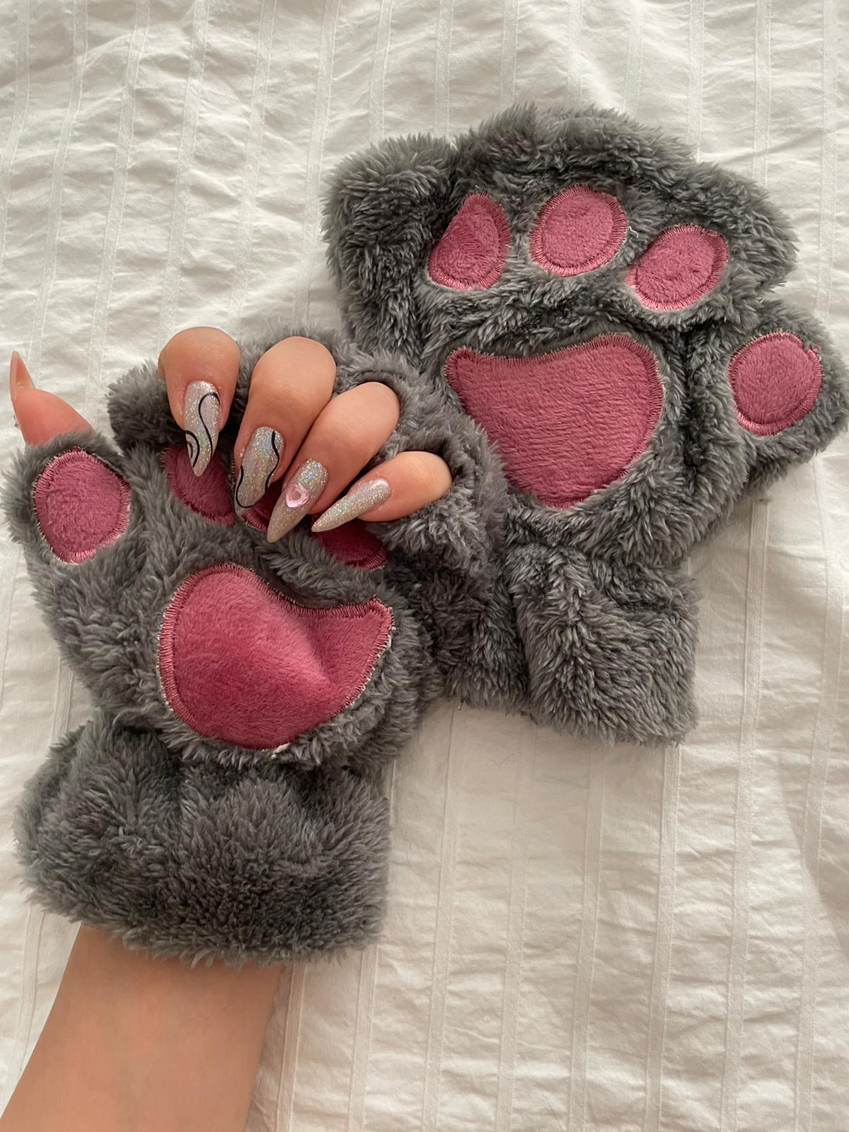 Gri Yummy Soft Pati Eldiven