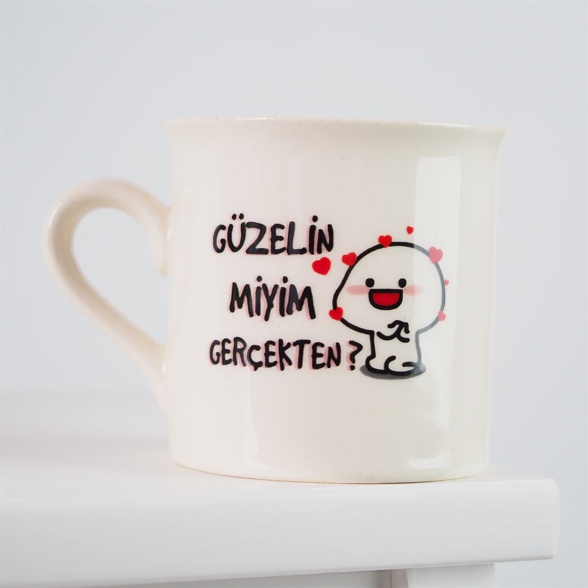 Güzelin Miyim Gerçekten Seramik Kupa