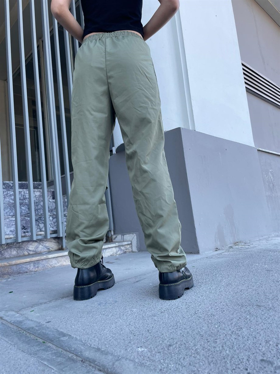 Haki Paraşüt Pantolon
