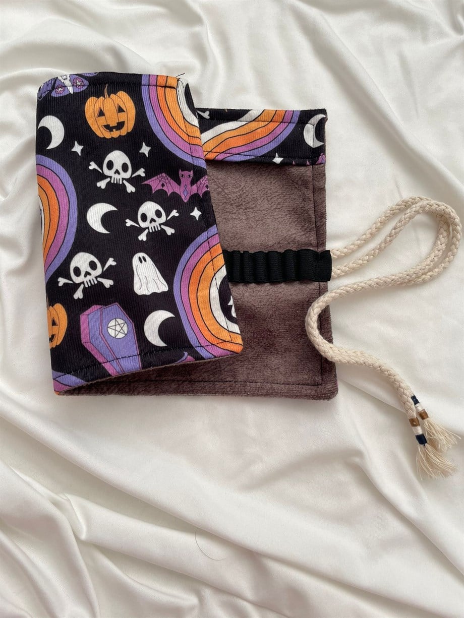 Halloween Baskılı Rulo Kalemlik