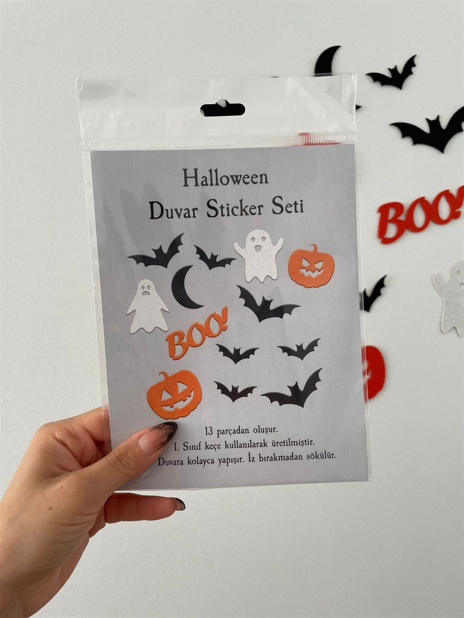 Halloween Keçe Duvar Sticker Seti