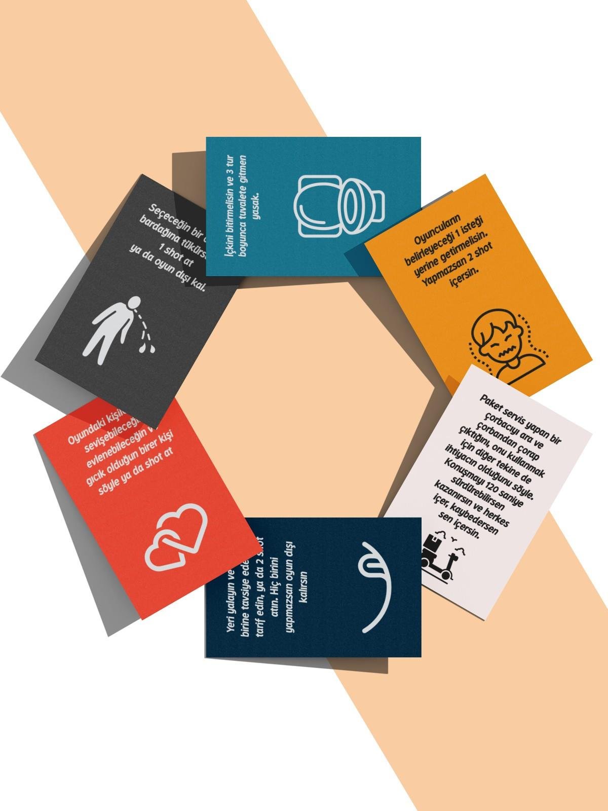 Hangover İçki Oyunu Brutal Büyük Boy