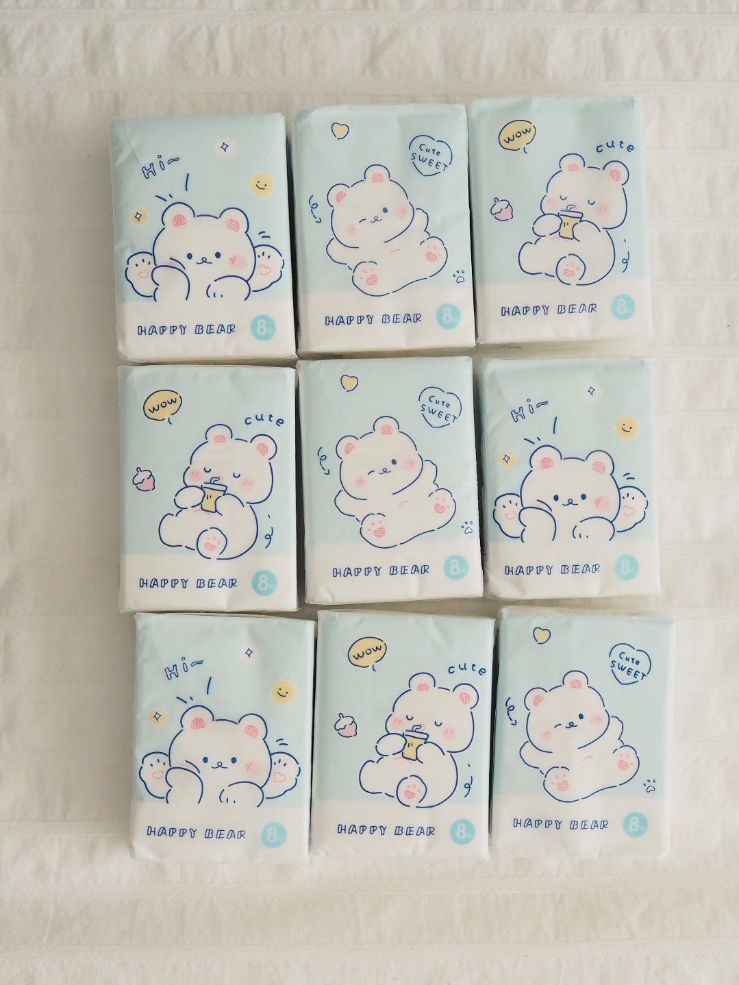 Happy Bear Peçete 9lu Paket 