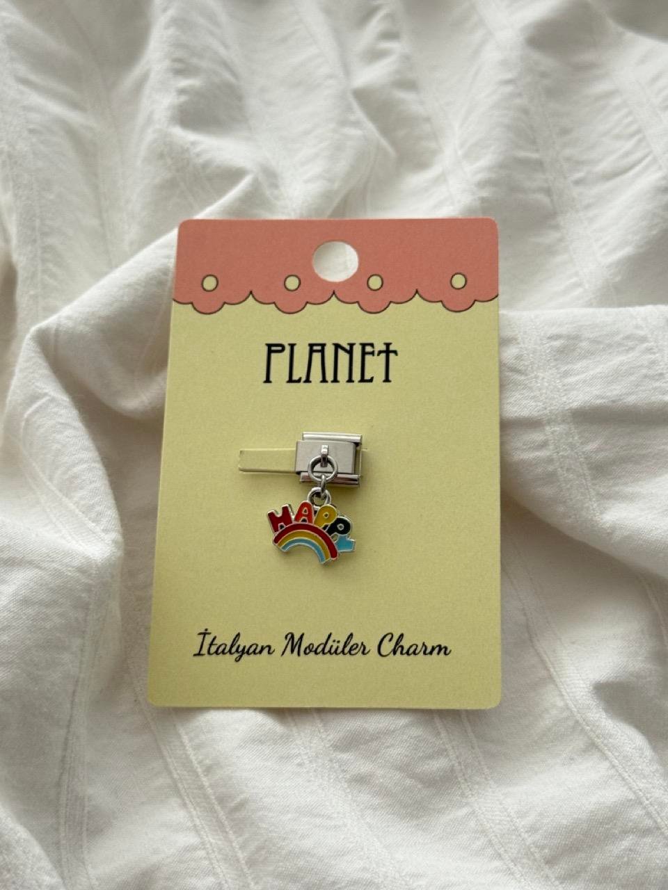 Happy Sallantılı Kartlı İtalyan Charm