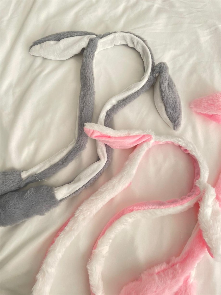 Hareketli Aydınlatmalı Tavşan Kulağı Taç Renkleri