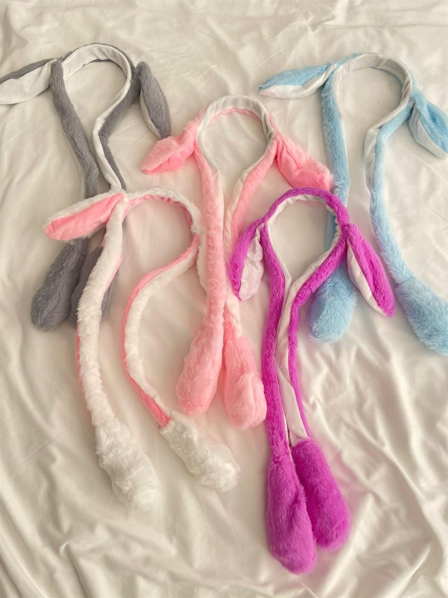 Hareketli Aydınlatmalı Tavşan Kulağı Taç Renkleri