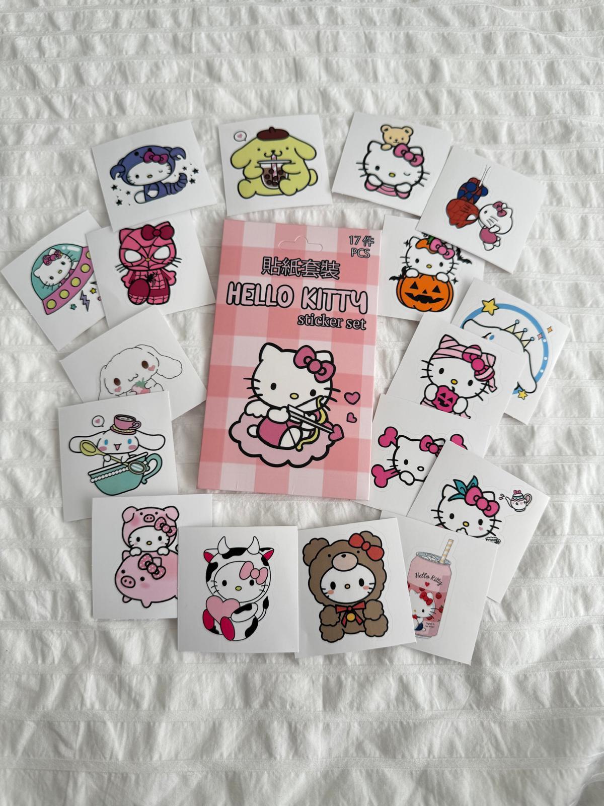 Hello Kitty 2 Kutulu Sticker Seti
