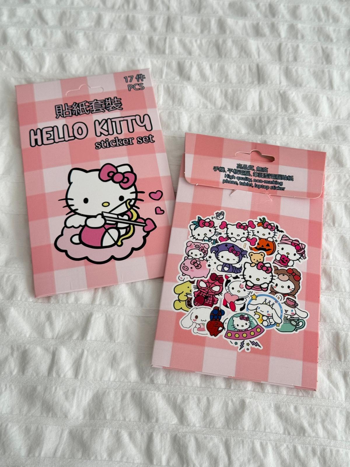 Hello Kitty 2 Kutulu Sticker Seti