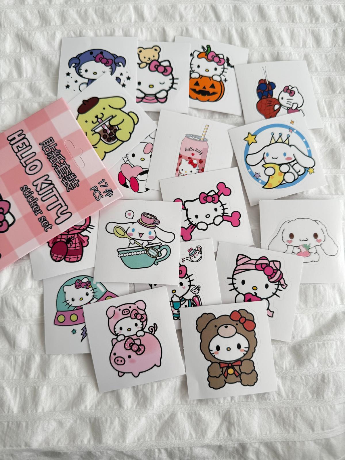 Hello Kitty 2 Kutulu Sticker Seti