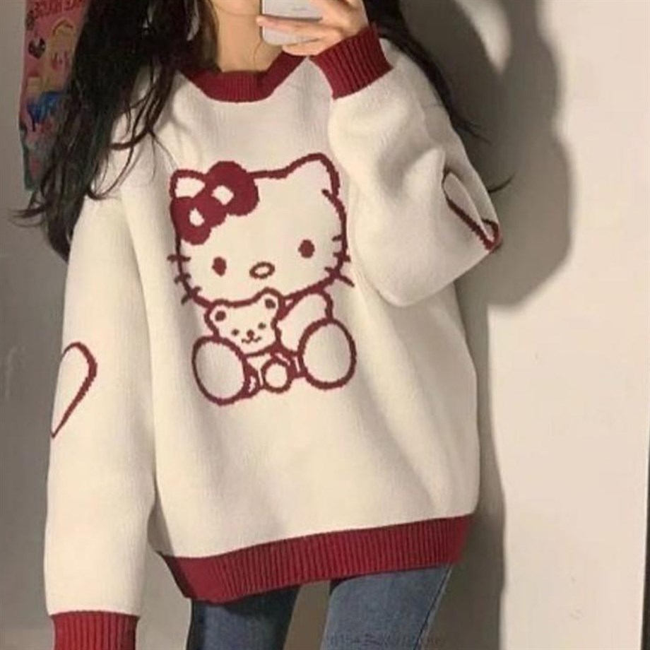 Hello Kitty and Bear Oversize Kazak