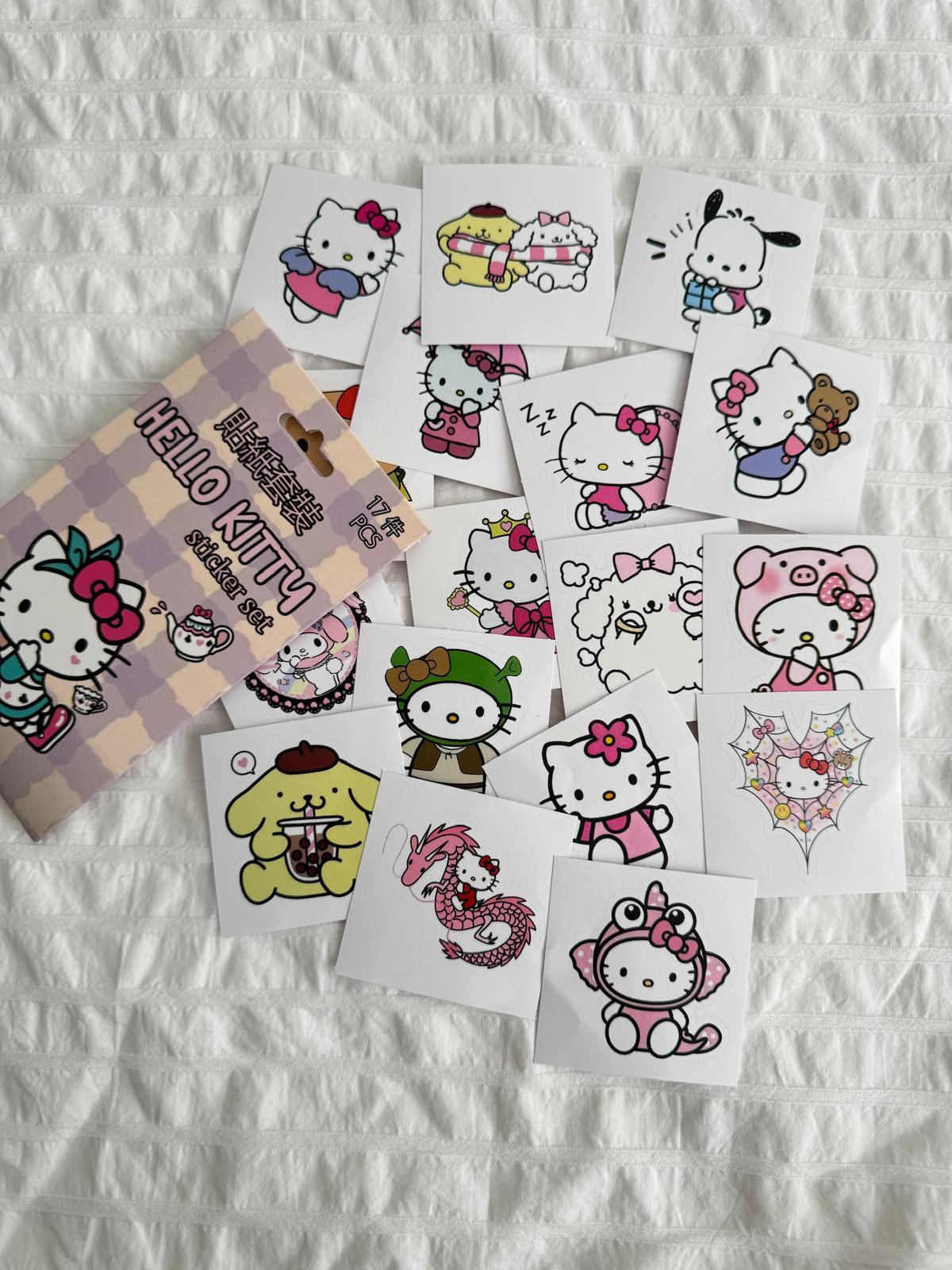 Hello Kitty Kutulu Sticker Seti