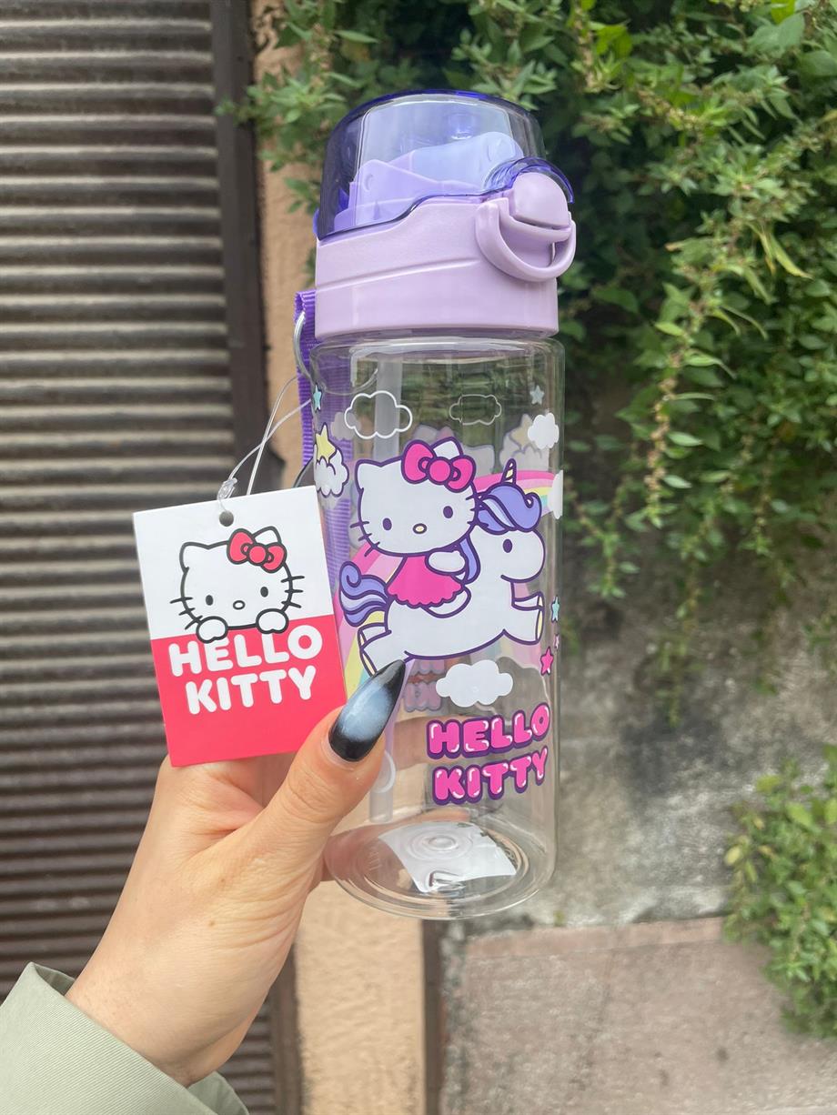 Hello Kitty Su Matarası Mor