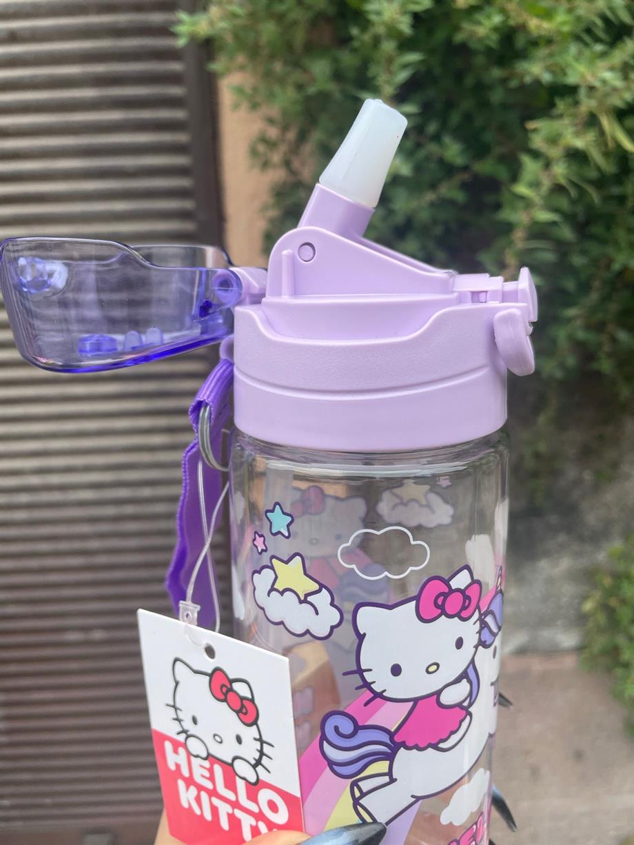 Hello Kitty Su Matarası Mor