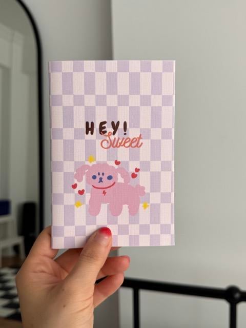 Hey Sweet Mini Çizgisiz Defter