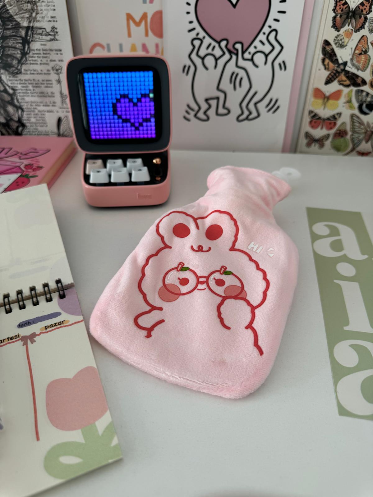 Hi Rabbit Pembe Küçük Boy Sıcak Su Torbası