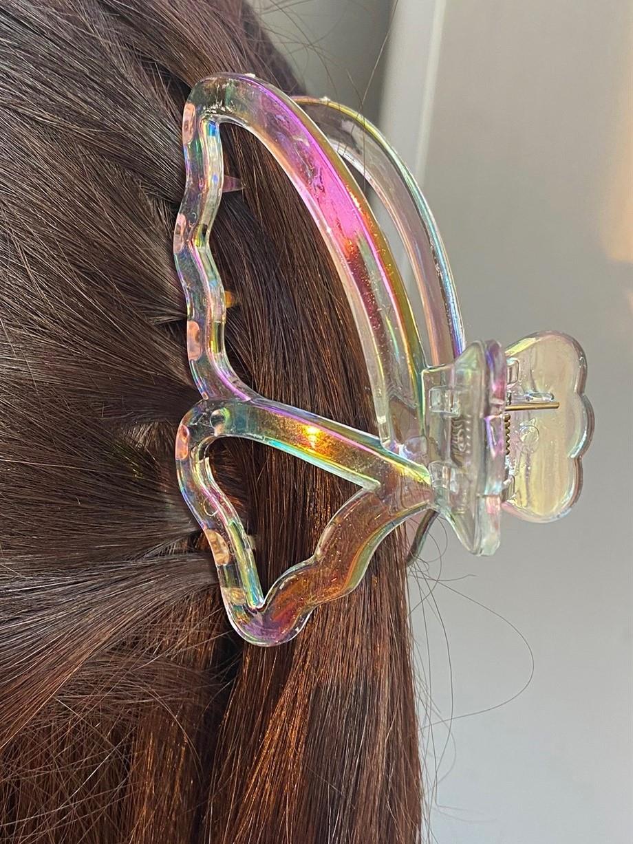 Hologram Figürlü Kelebek Toka