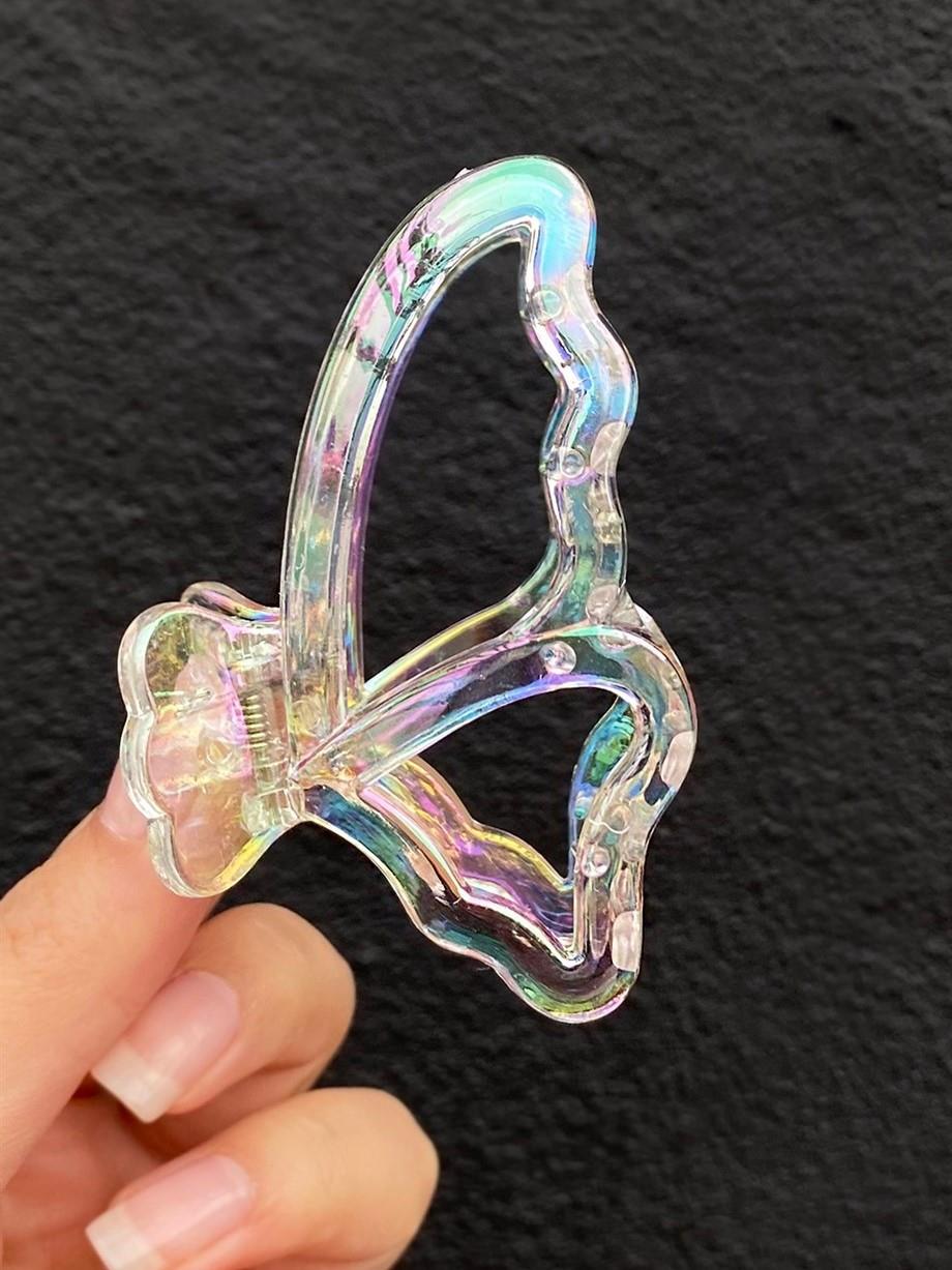 Hologram Figürlü Kelebek Toka