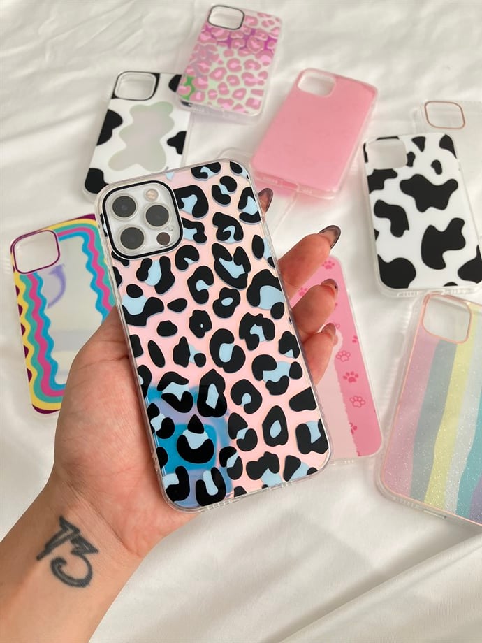 Hologramlı Leopar Iphone Kılıf