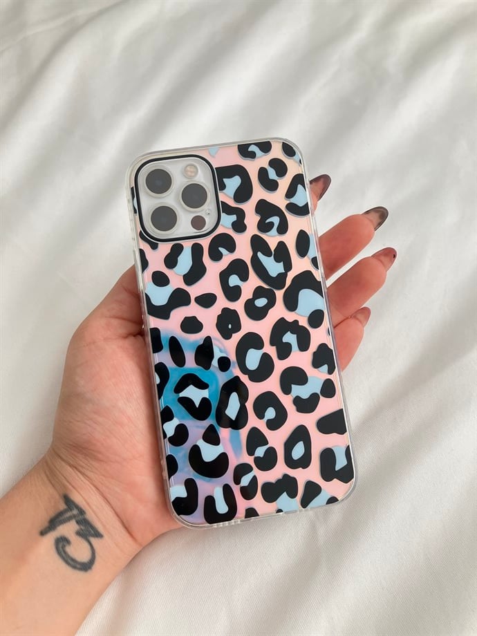 Hologramlı Leopar Iphone Kılıf