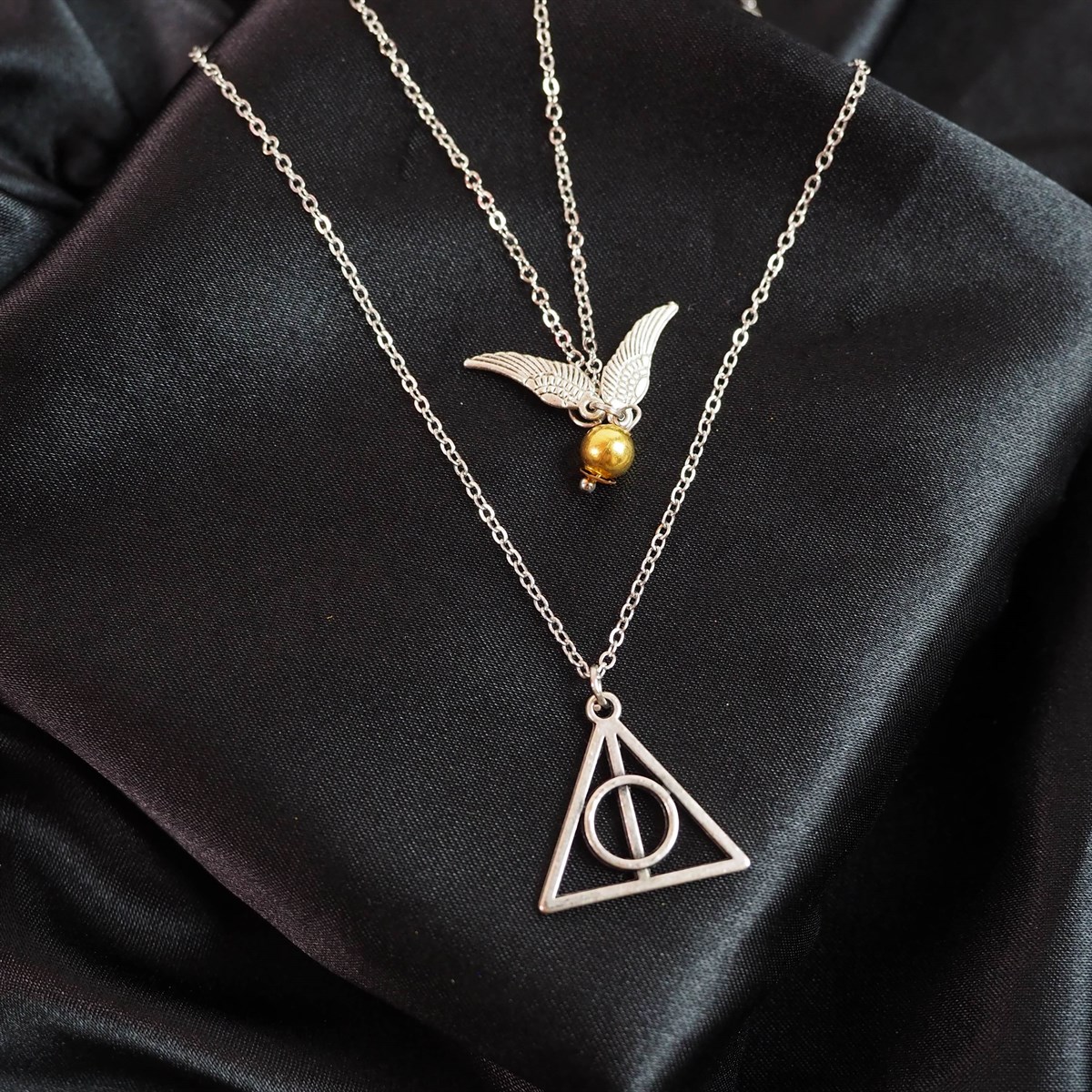 HP Snitch İkili Zincir Kolye