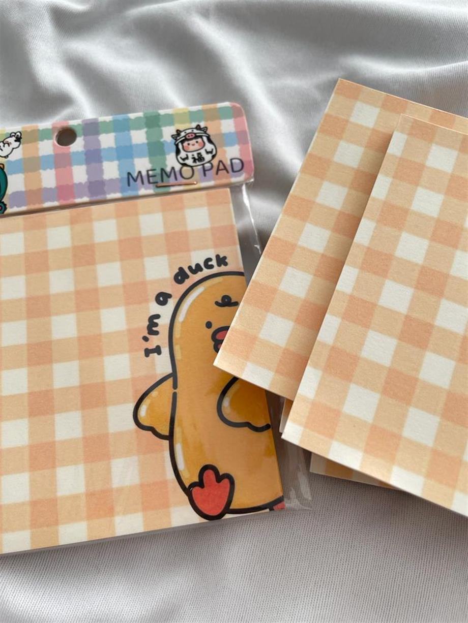 I Am a Duck Memo Pad Kare Not Defteri