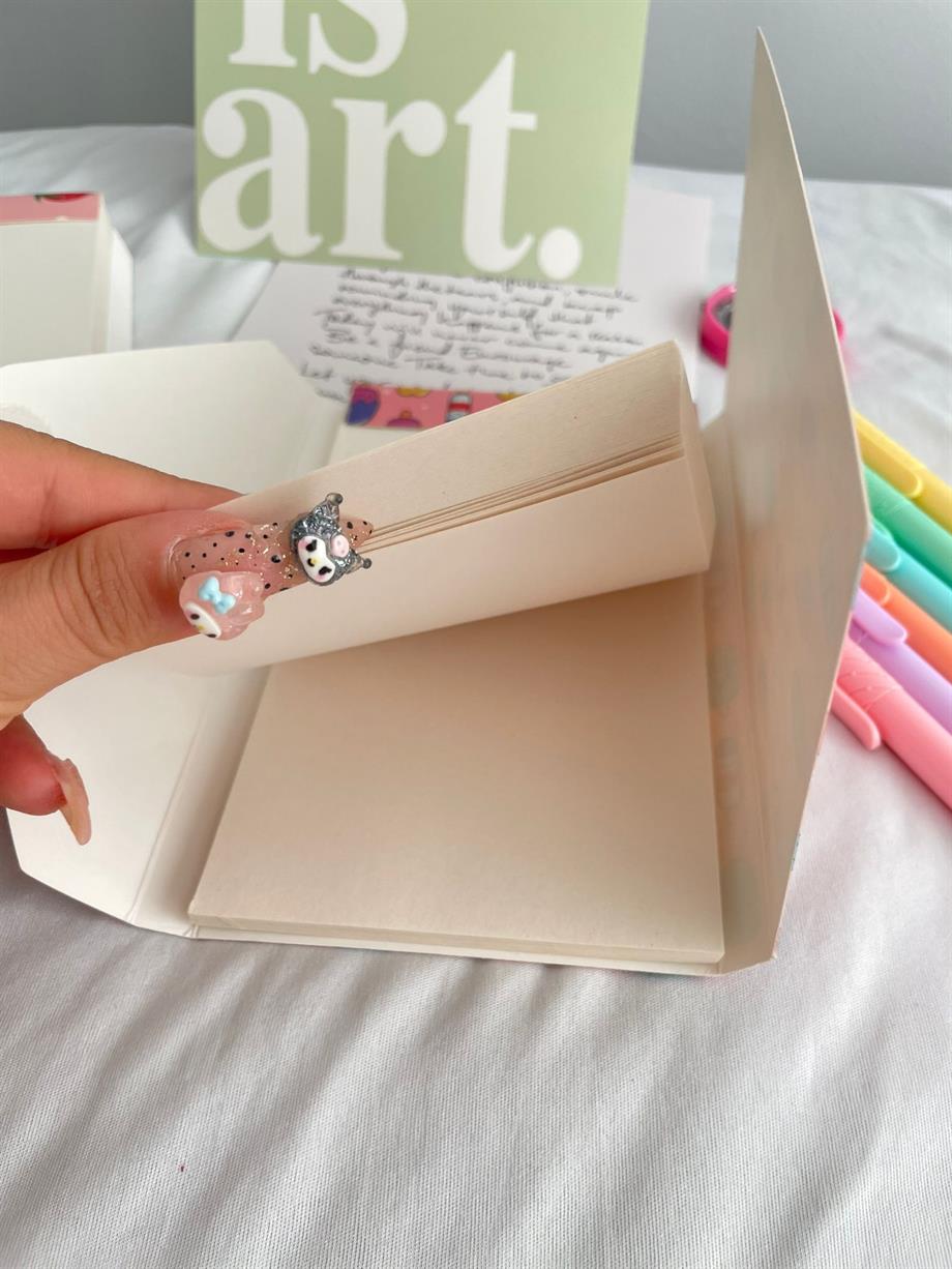 Ice Cream Tasarımlı Zarf Defter