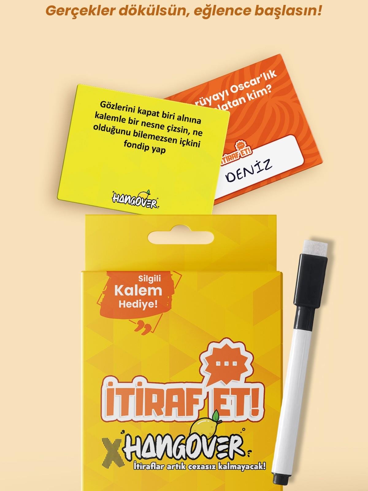 İİtiraf Et Mini Kart Oyunu - Hangover