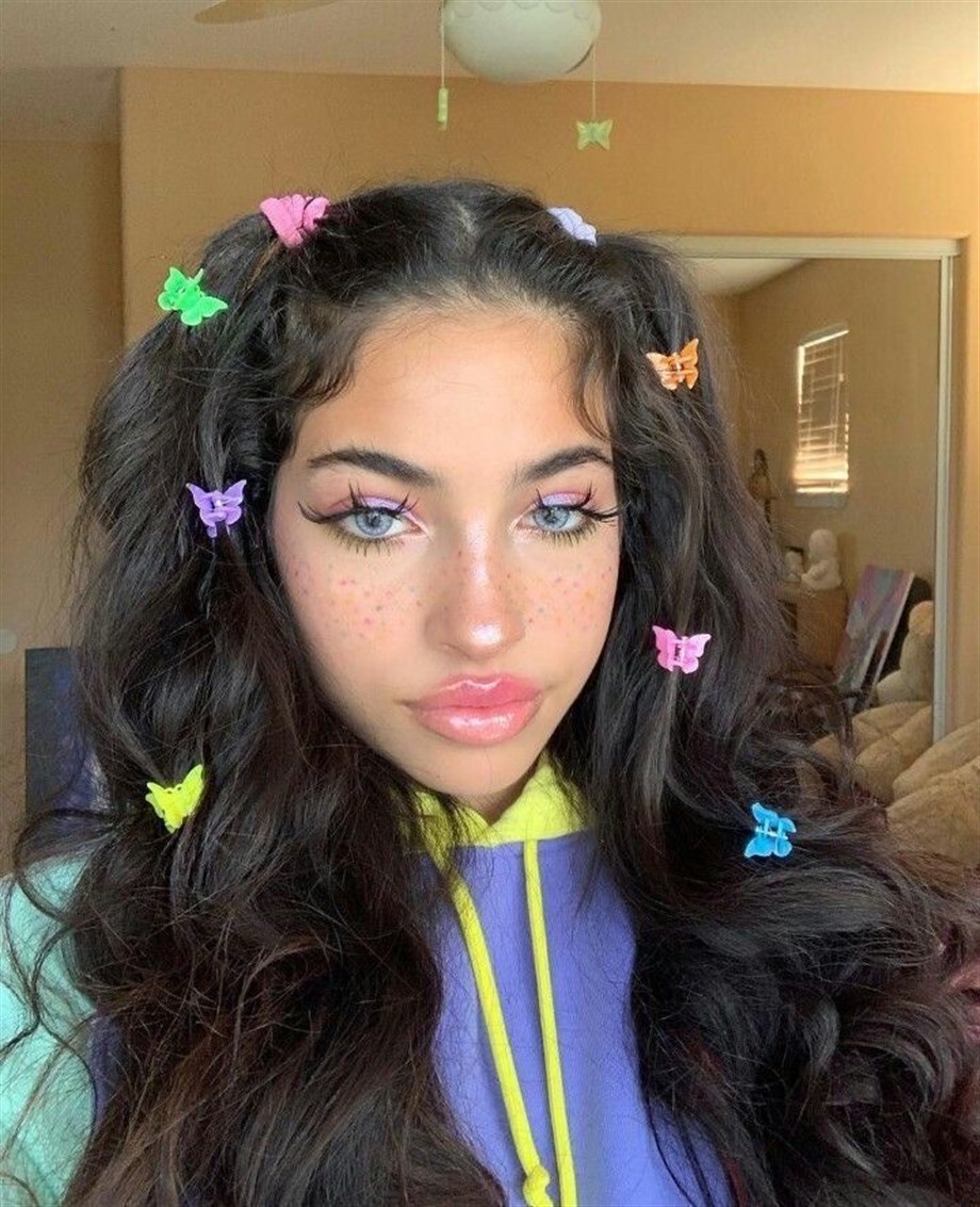 İndie Kid Renkli Kelebekler Toka Seti