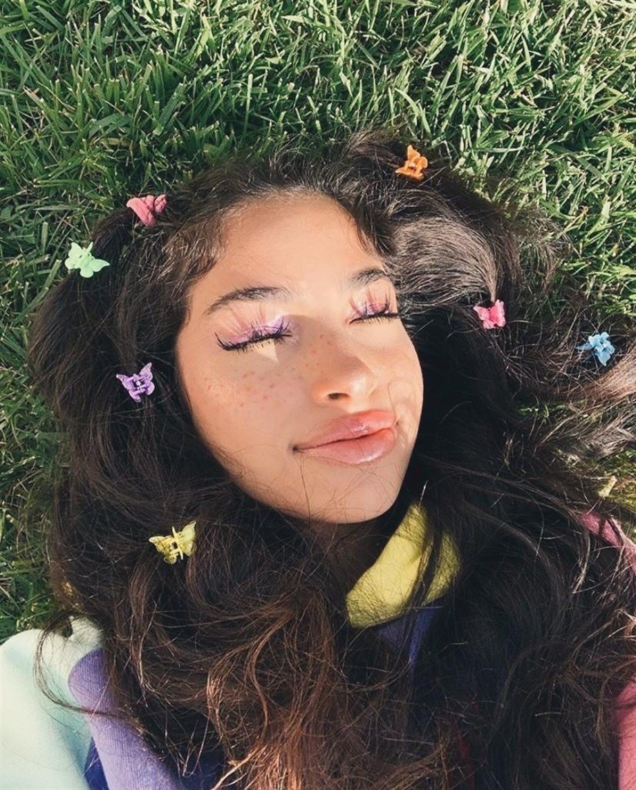 İndie Kid Renkli Kelebekler Toka Seti