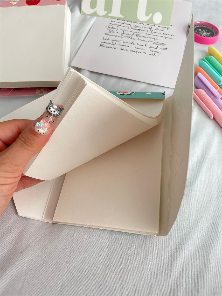 İnek Tasarımlı Zarf Defter