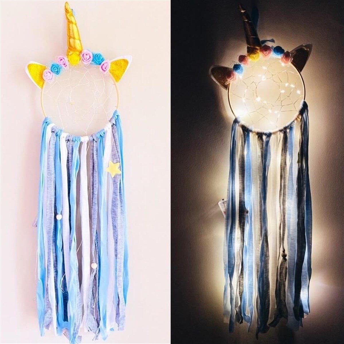 Işıklı Unicorn Düş Kapanı