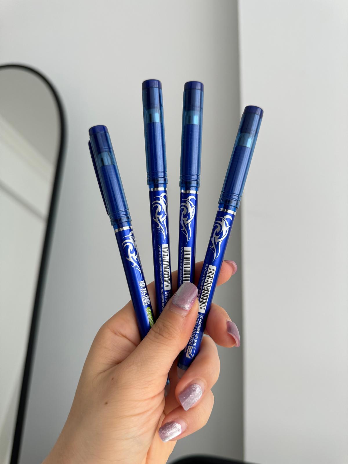 Isıyla Silinen Mavi Tükenmez Kalem