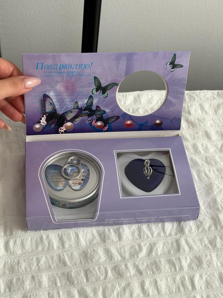 İstiridye İçinde Gerçek İnci Kolye