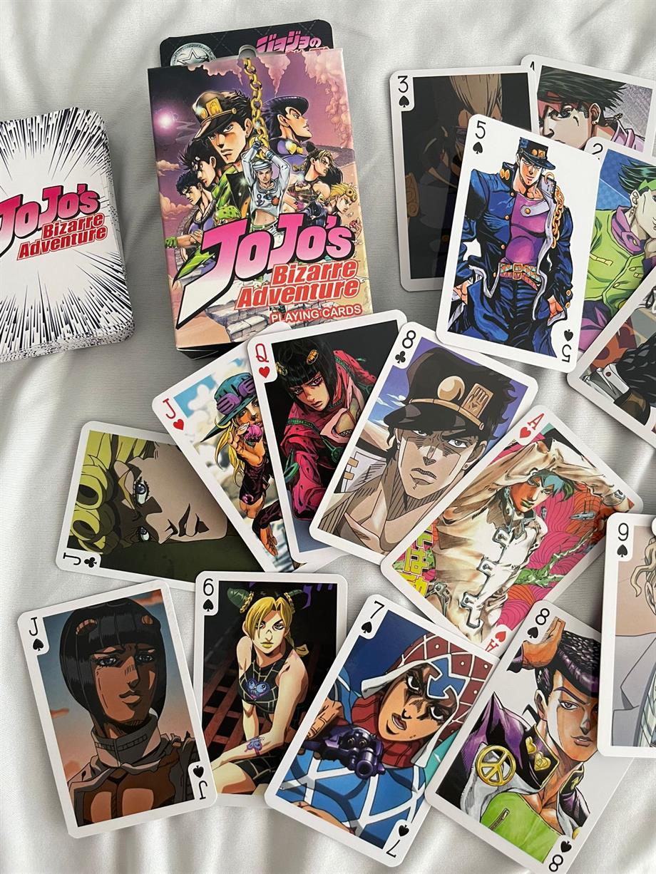 Jojo's Bizarre Adventure İskambil Poker Kartı