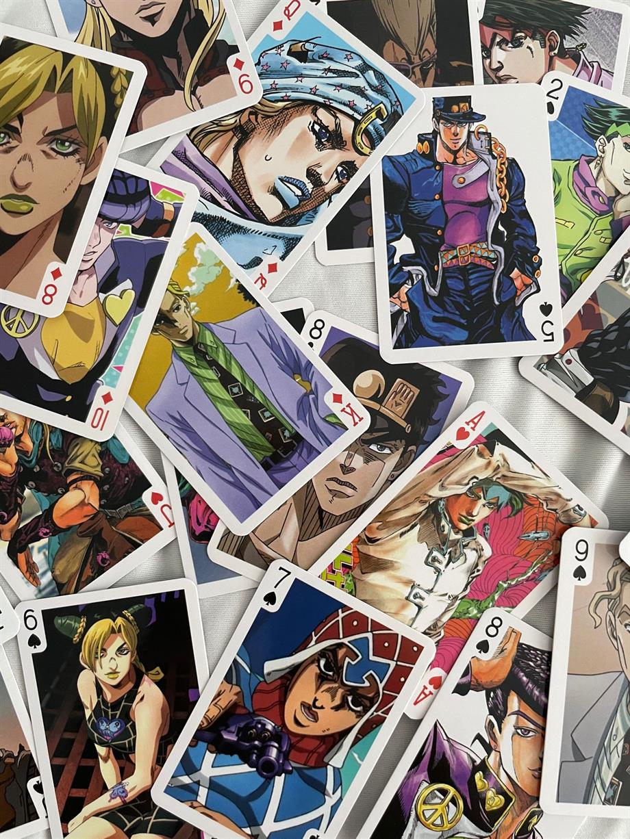 Jojo's Bizarre Adventure İskambil Poker Kartı