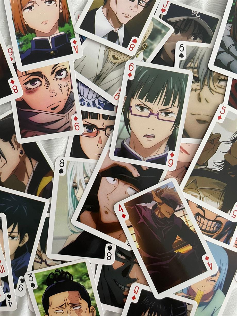 Jujutsu Kaisen İskambil Poker Kartı