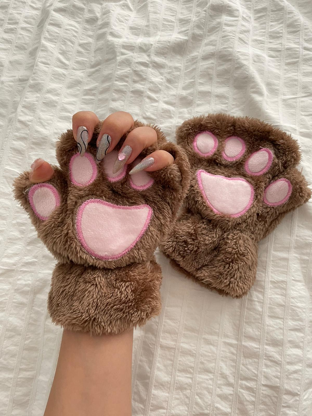 Kahverengi Yummy Soft Pati Eldiven