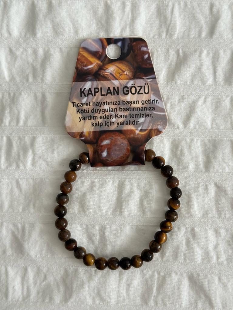 Kaplangözü Doğal Taş Bileklik 6mm