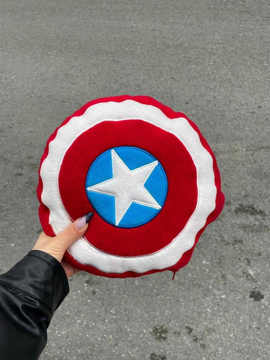 Kaptan Amerika Peluş Yastık