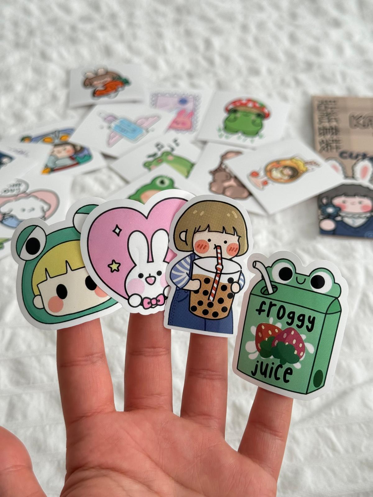 Kawaii 2 Kutulu Sticker Seti