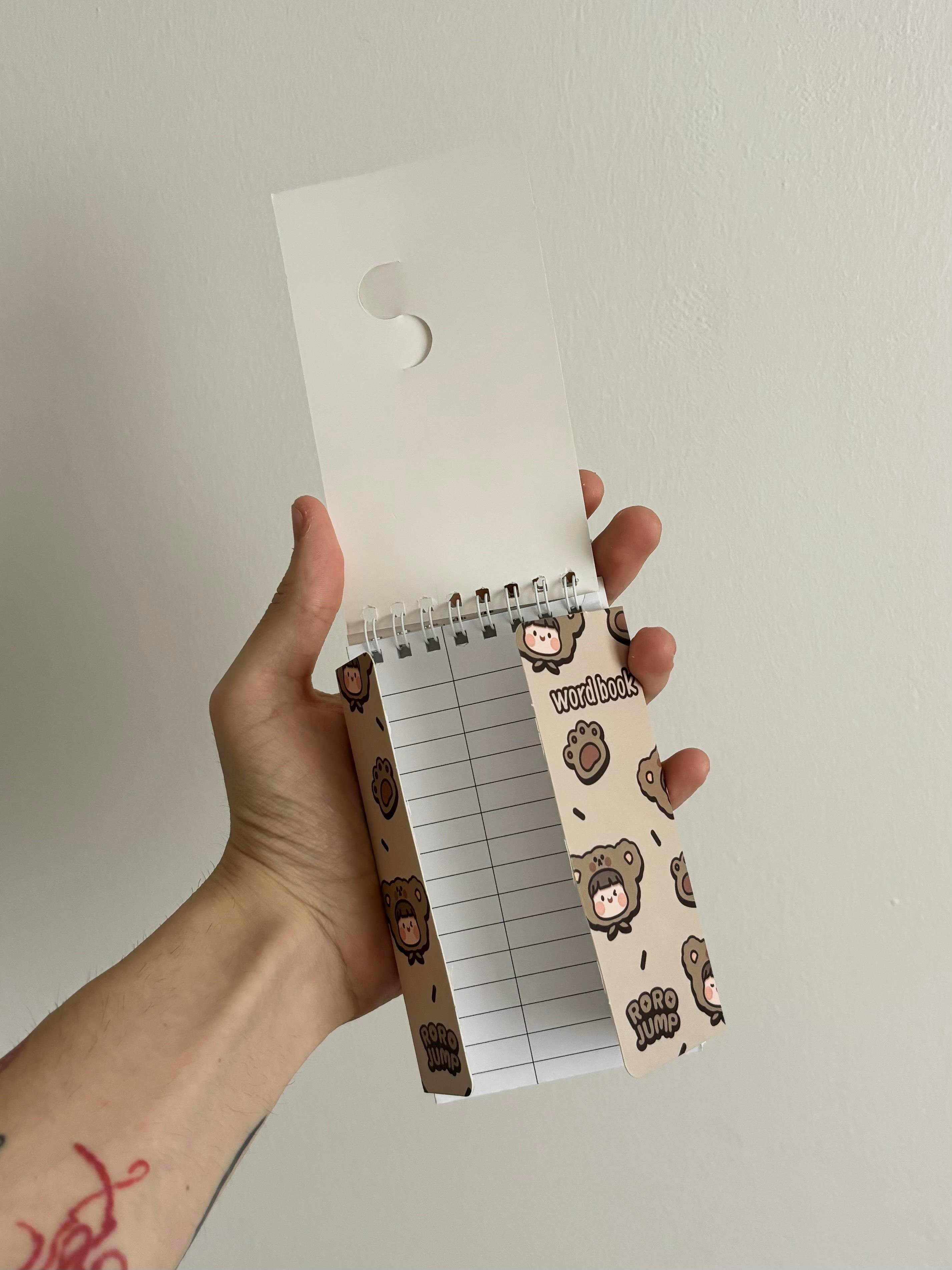 Kawaii Bear Word Book