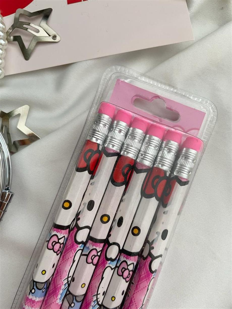 Kawaii Cat 12li Kurşun Kalem Seti