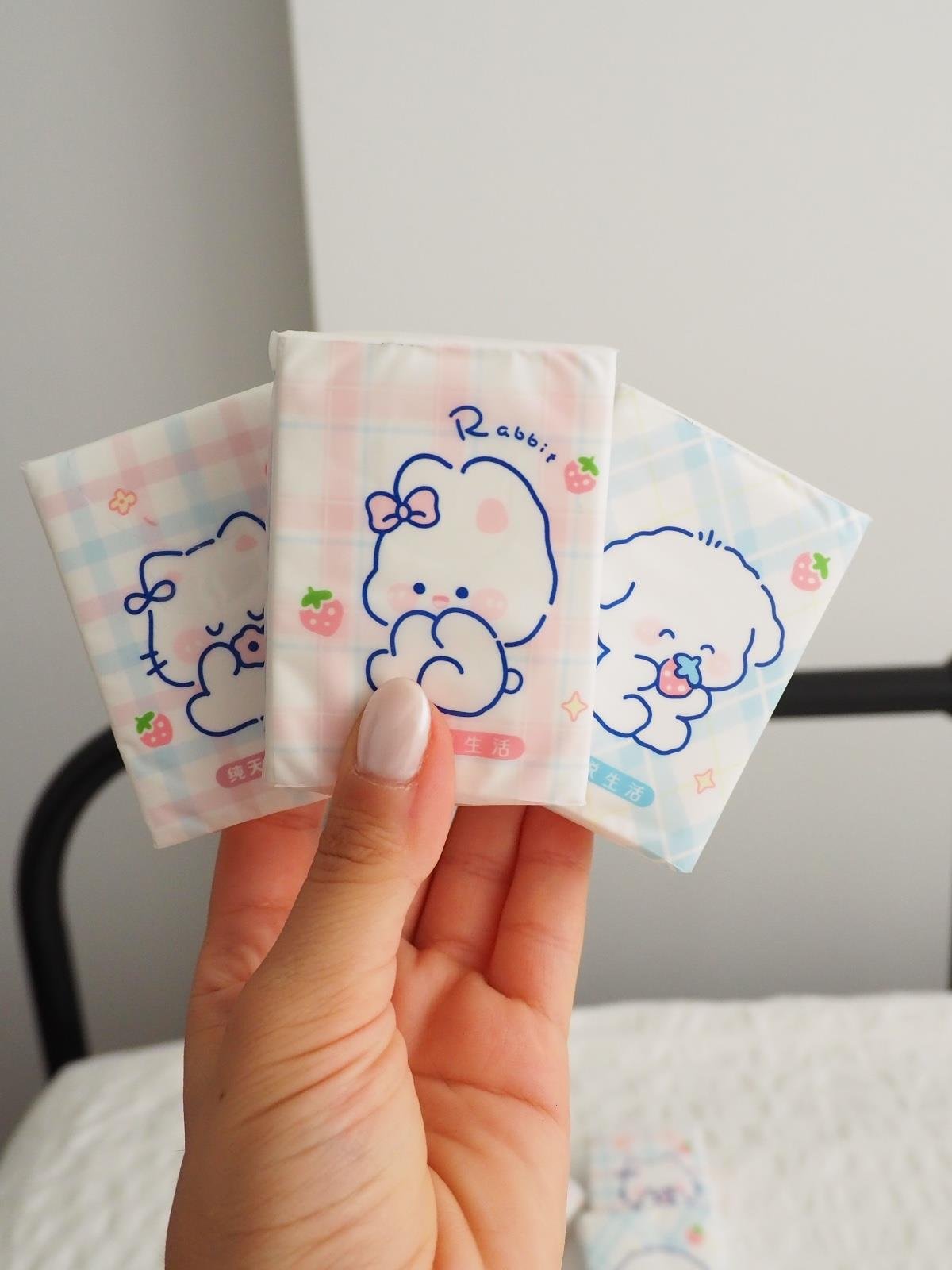 Kawaii Cute Animal Peçete 9lu Paket