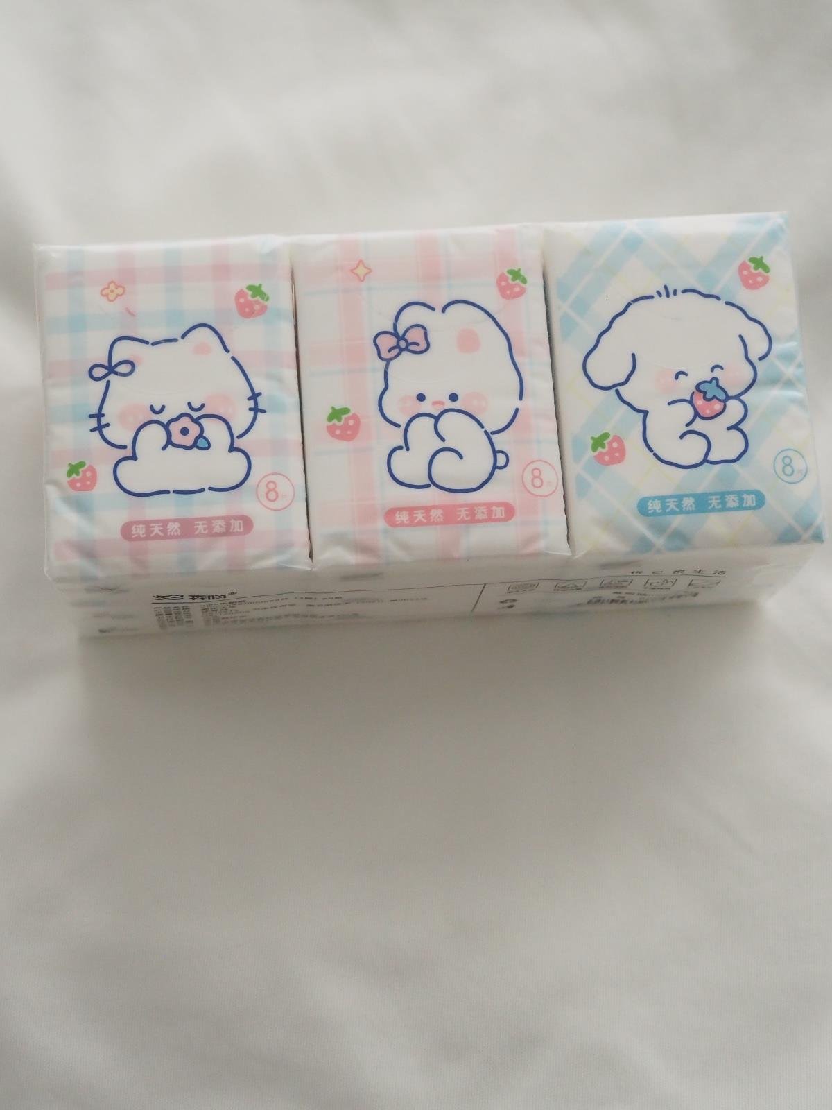 Kawaii Cute Animal Peçete 9lu Paket