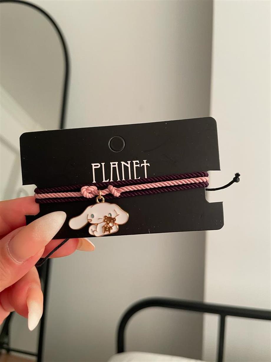 Kawaii Cute Bunny İp Bileklik