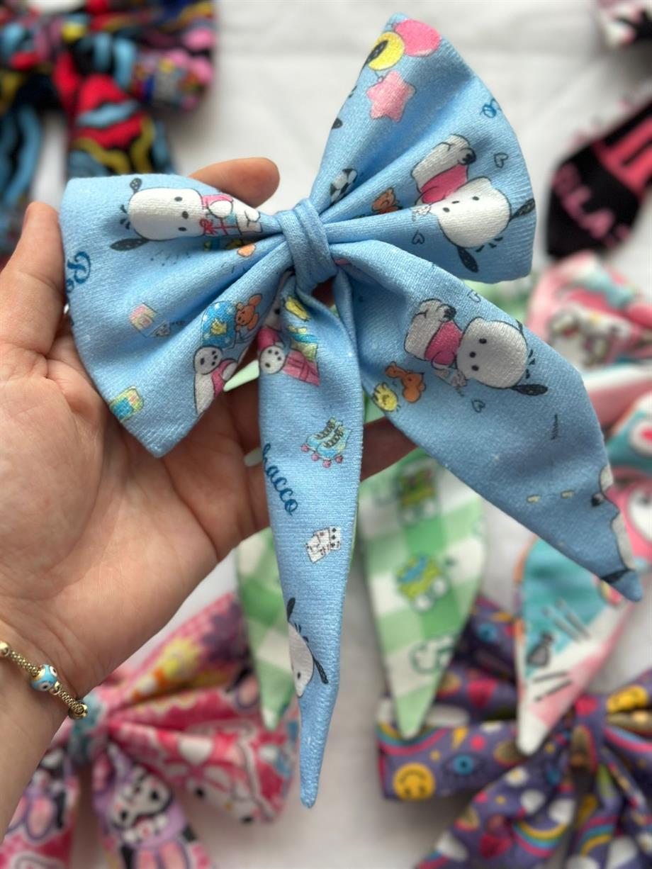 Kawaii Dog Lastikli Fiyonk Toka