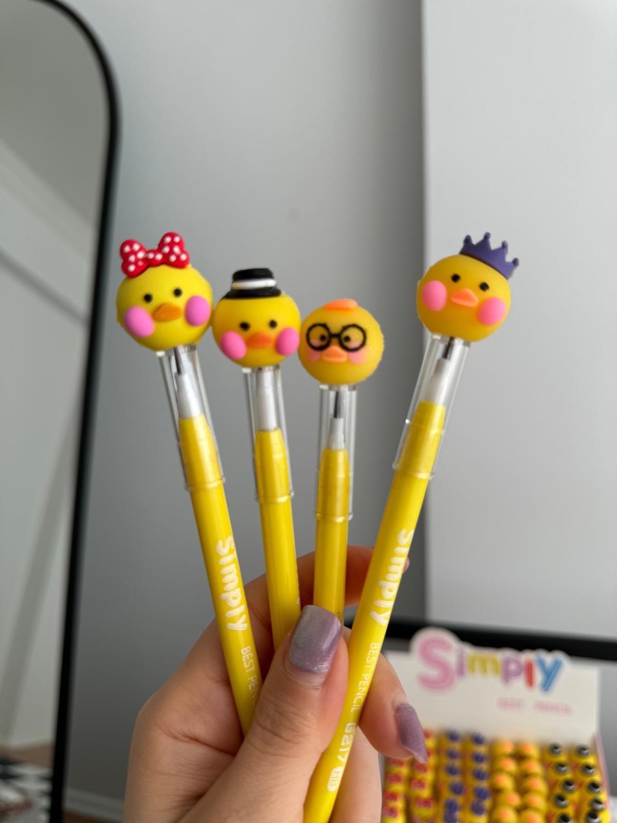 Kawaii Duck Yumurtlayan Kalem Renk Seçenekleri