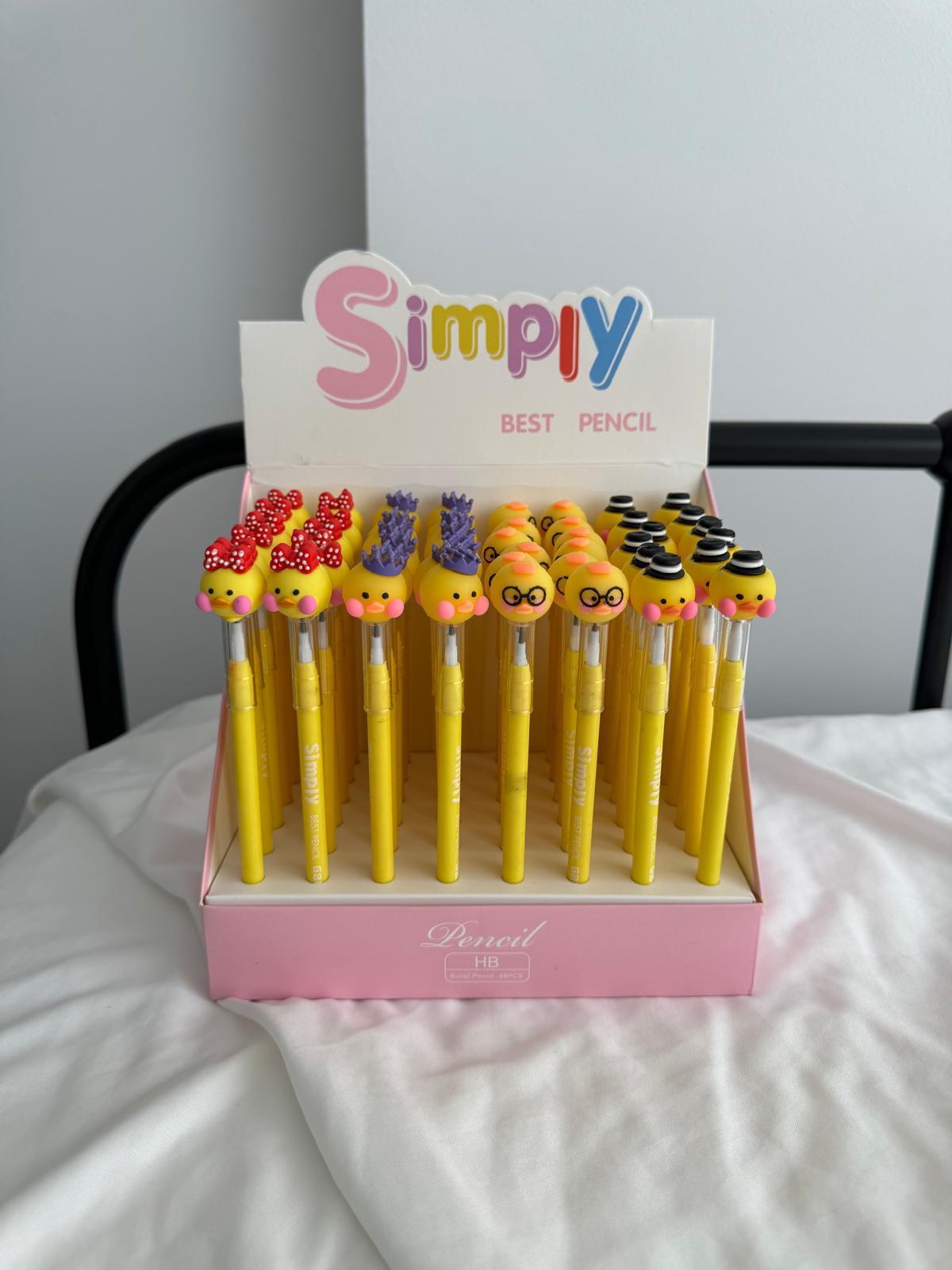 Kawaii Duck Yumurtlayan Kalem Renk Seçenekleri